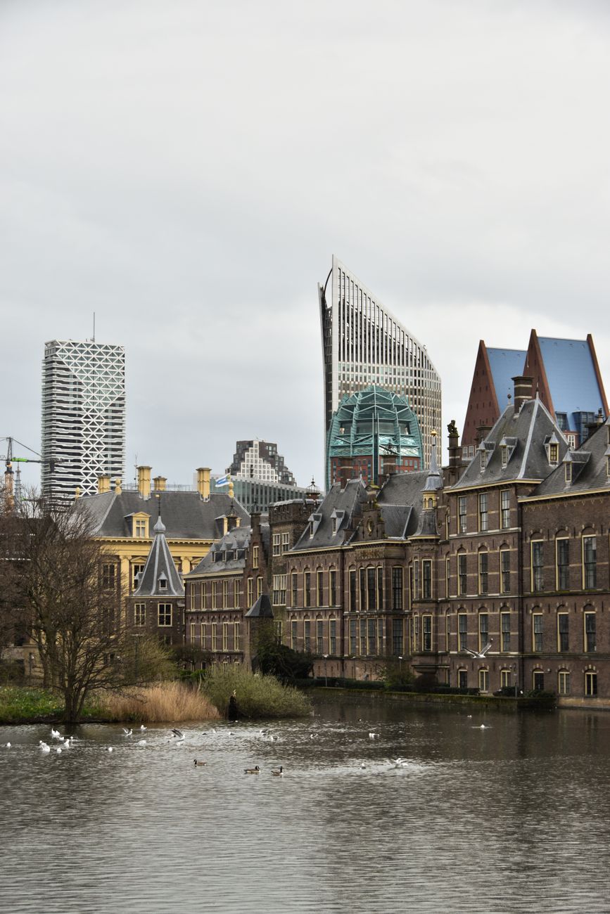 Stadsgezicht van Den Haag